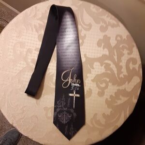 Eagles Wings John 3:16 Silk Neck Tie